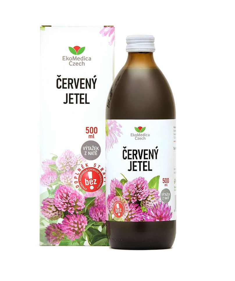 Ekomedica Červený jetel výtažek z natě 500 ml Ekomedica