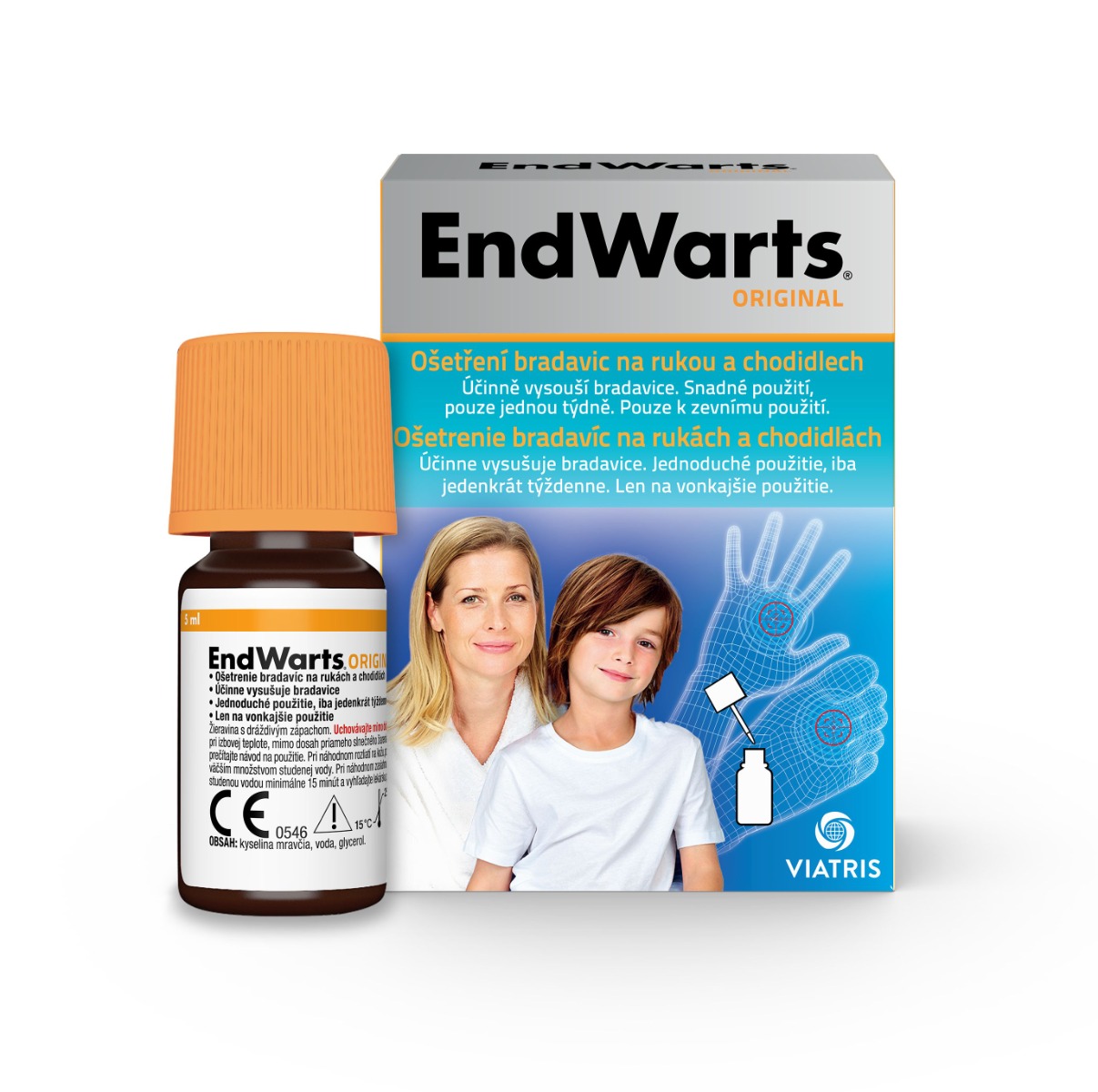 EndWarts ORIGINAL roztok k odstranění bradavic 5 ml EndWarts