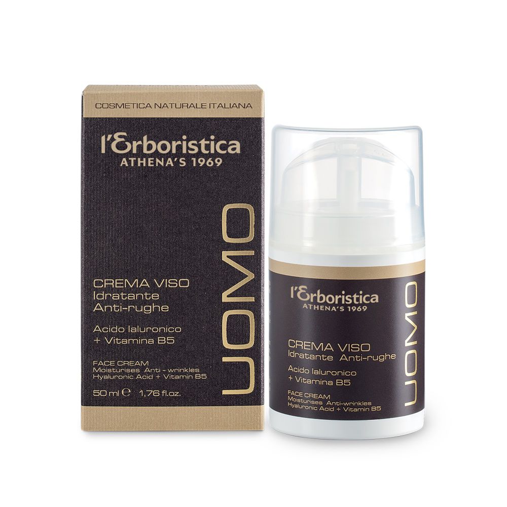 Erboristica Uomo Pleťový krém pro muže proti vráskám 50 ml Erboristica