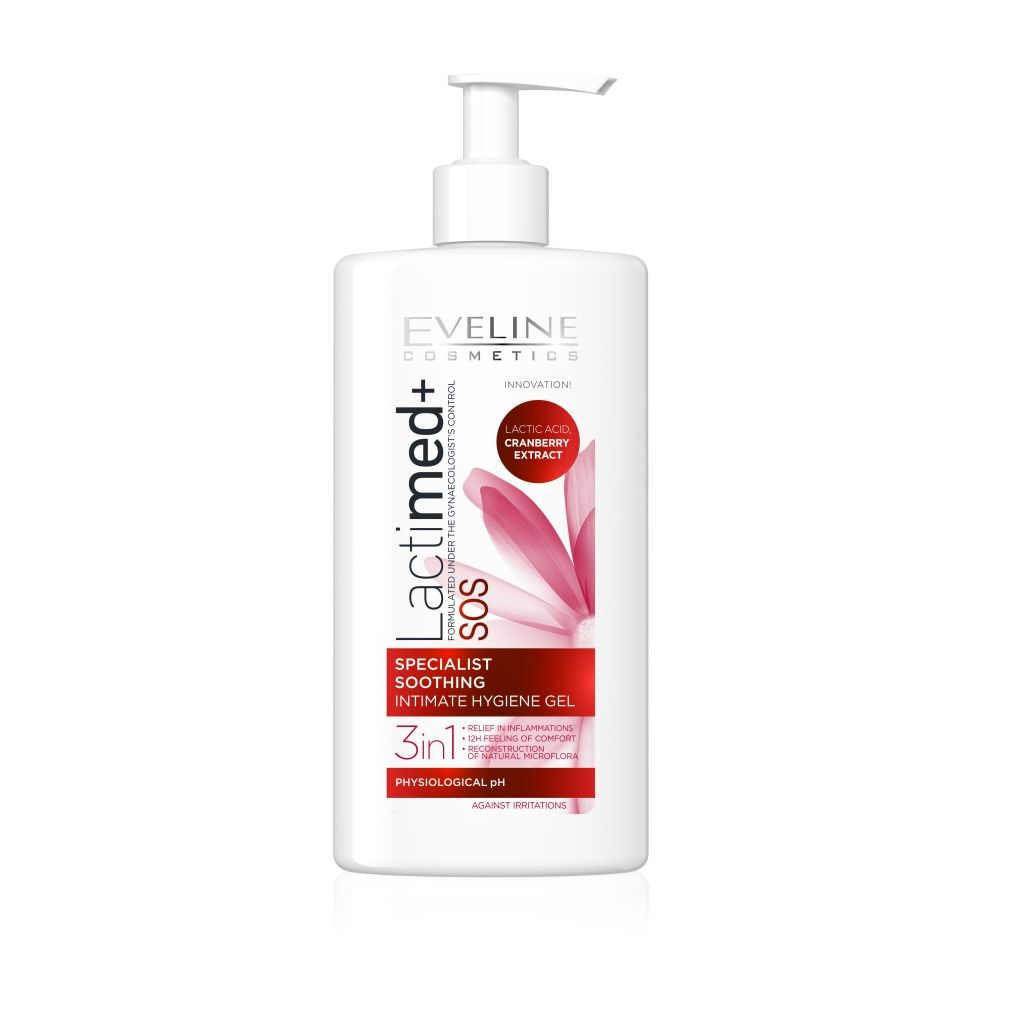 Eveline LactiMED SOS intimní gel 250 ml Eveline