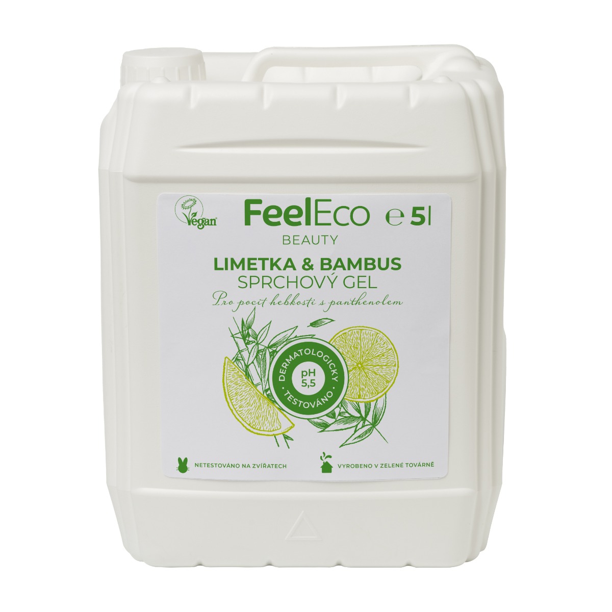 Feel Eco Sprchový gel Limetka & Bambus 5 l Feel Eco