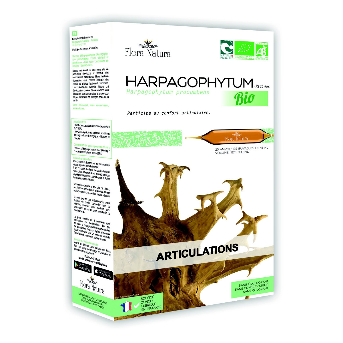 Flora Natura Harpagofyt Čertův dráp BIO 20x15 ml Flora Natura