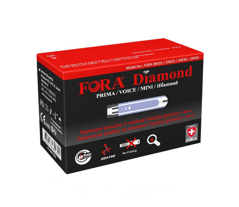 Fora Diamond ACS044 testovací proužky 50 ks Fora
