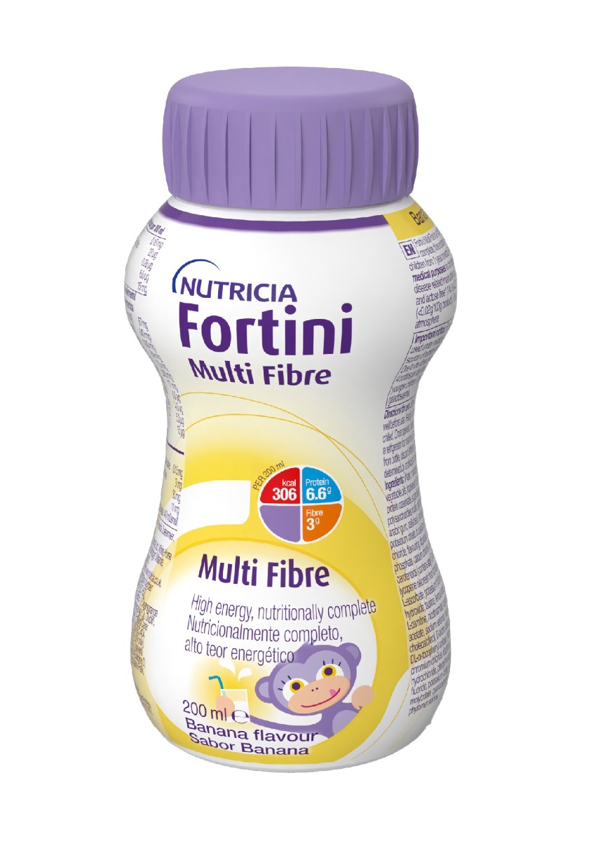 Fortini Pro děti s vlákninou Banán 200 ml Fortini