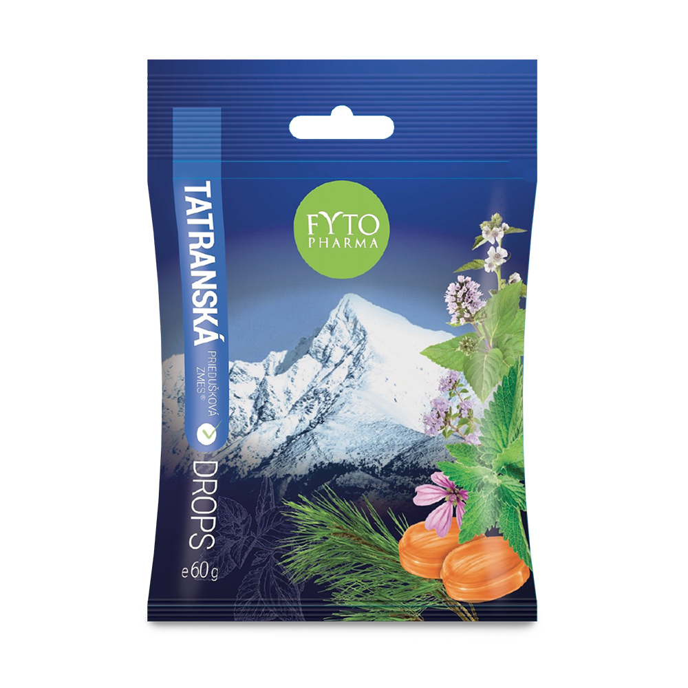 Fytopharma Tatranská průdušková směs bylinný drops 60 g Fytopharma