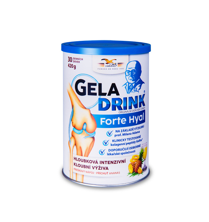 Geladrink FORTE HYAL ananas práškový nápoj 420 g Geladrink