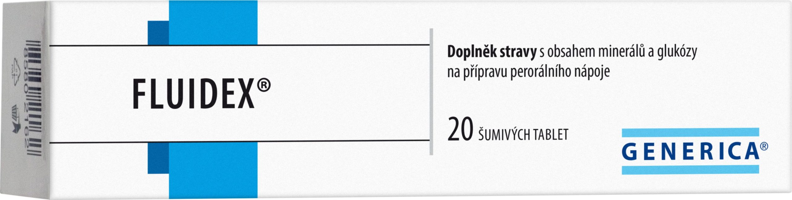 Generica Fluidex 20 šumivých tablet Generica