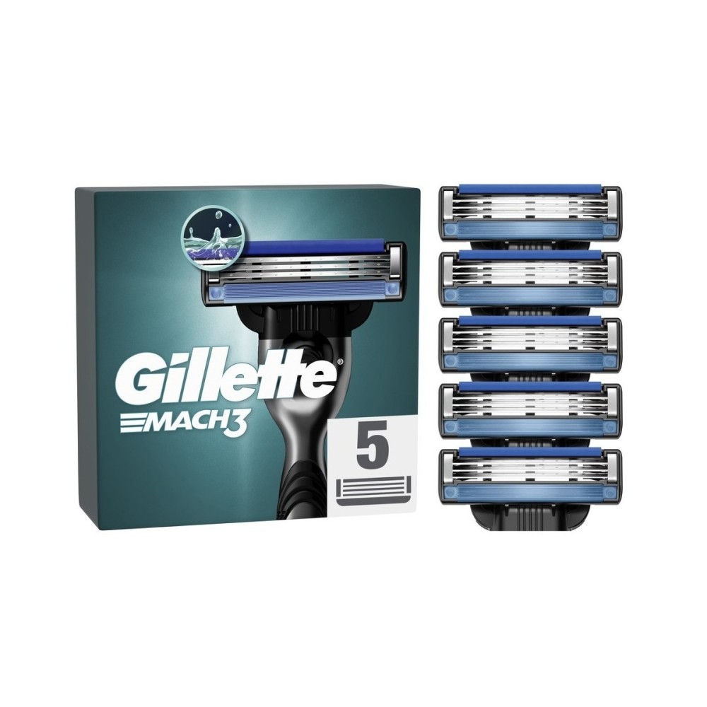 Gillette Mach3 náhradní hlavice 5 ks Gillette