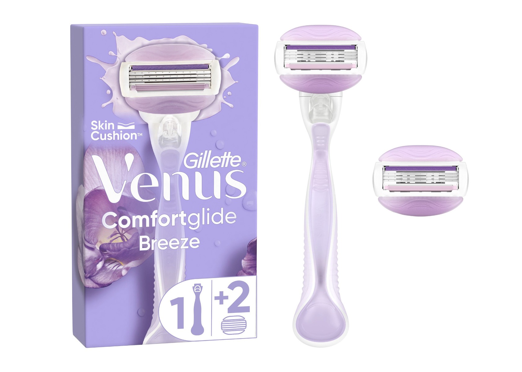 Gillette Venus ComfortGlide Breeze dámský holicí strojek 1 ks + 2 hlavice Gillette