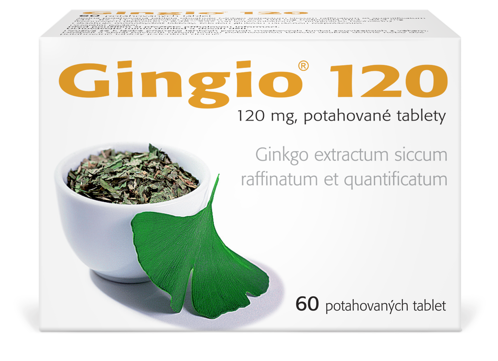 Gingio 120 mg 60 potahovaných tablet Gingio