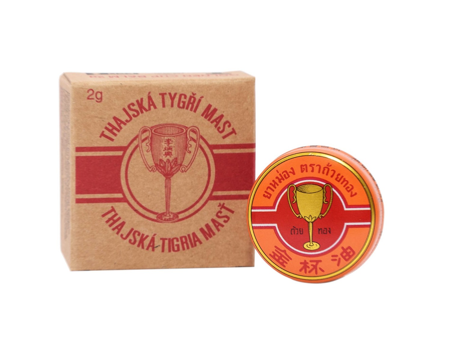 Golden Cup Thajská tygří mast 2 g Golden Cup