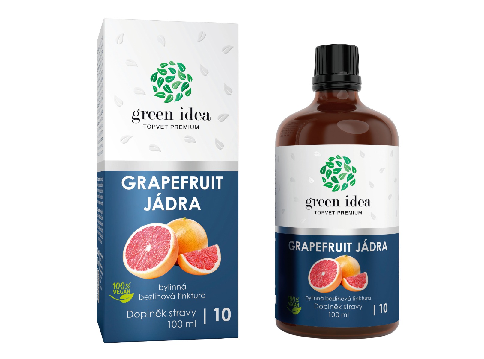 Green idea Grapefruit jádra bezlihový extrakt 100 ml Green idea