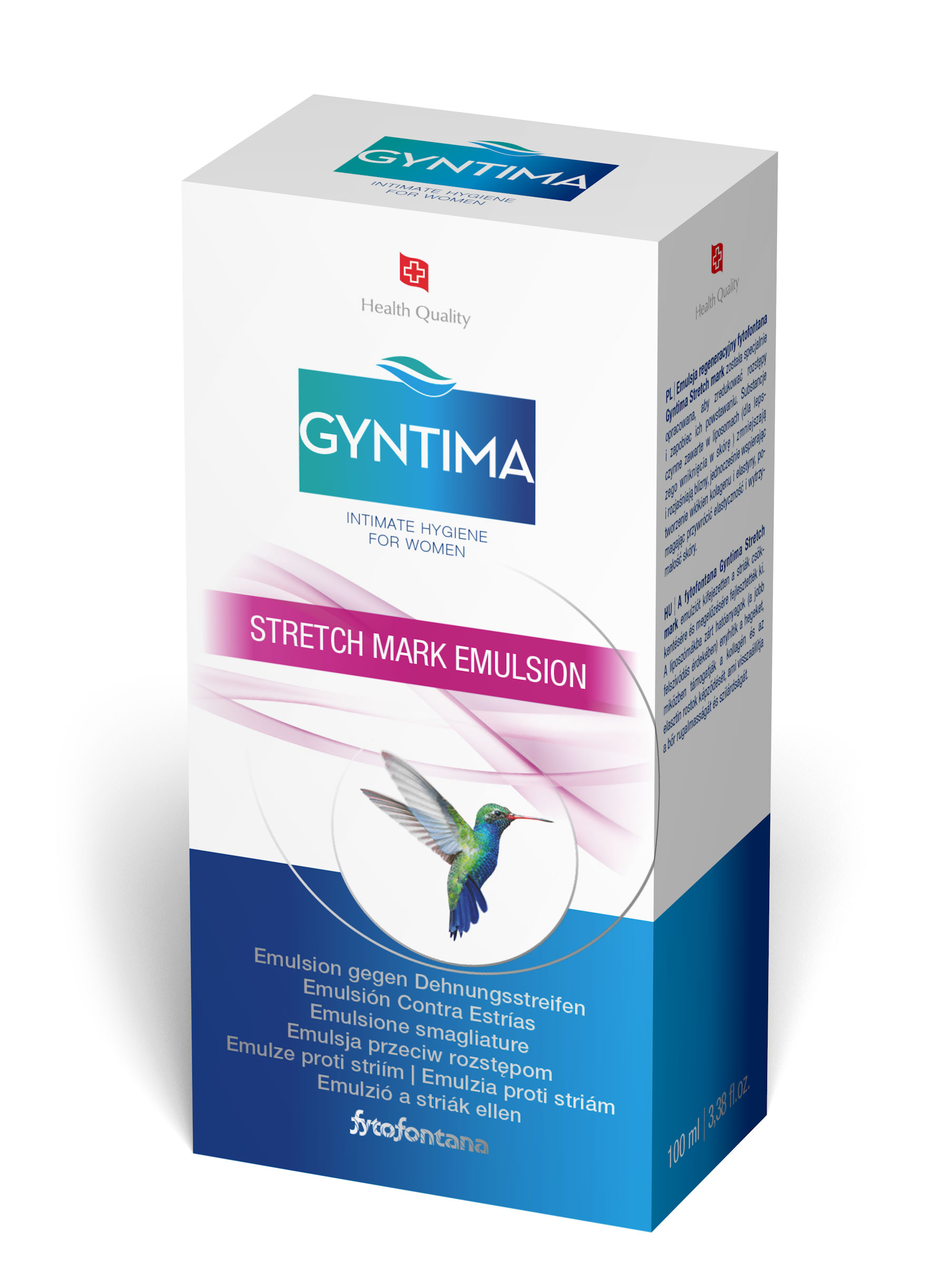 Gyntima Regenerační emulze proti striím 100 ml Gyntima