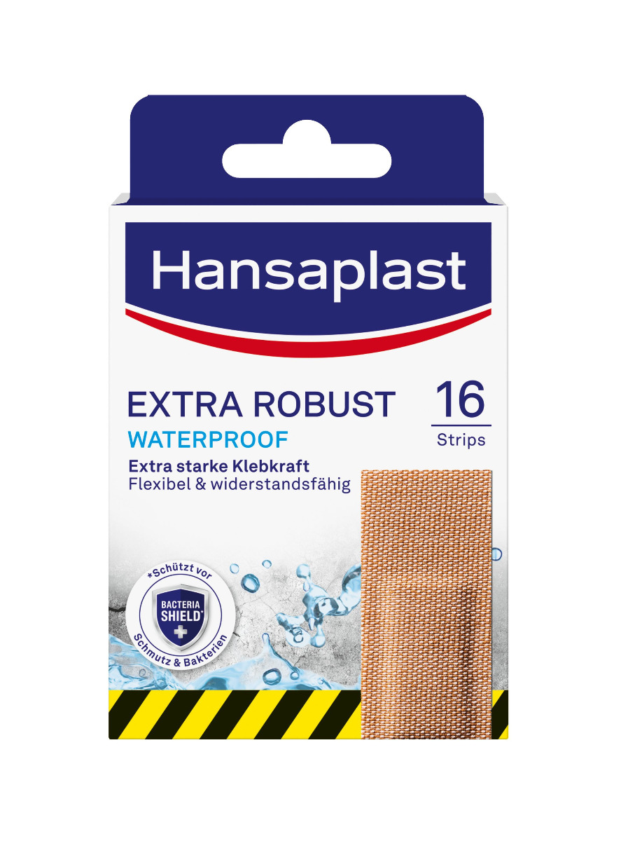 Hansaplast Extra Robust voděodolná náplast 16 ks Hansaplast