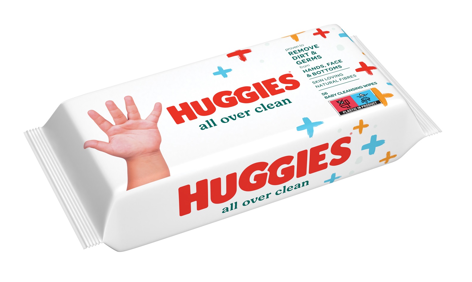 Huggies Single All Over Clean vlhčené ubrousky 56 ks Huggies
