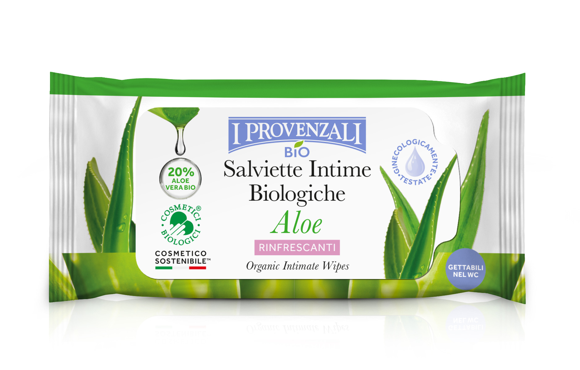 I Provenzali Bio Intimní ubrousky Aloe 12 ks I Provenzali Bio