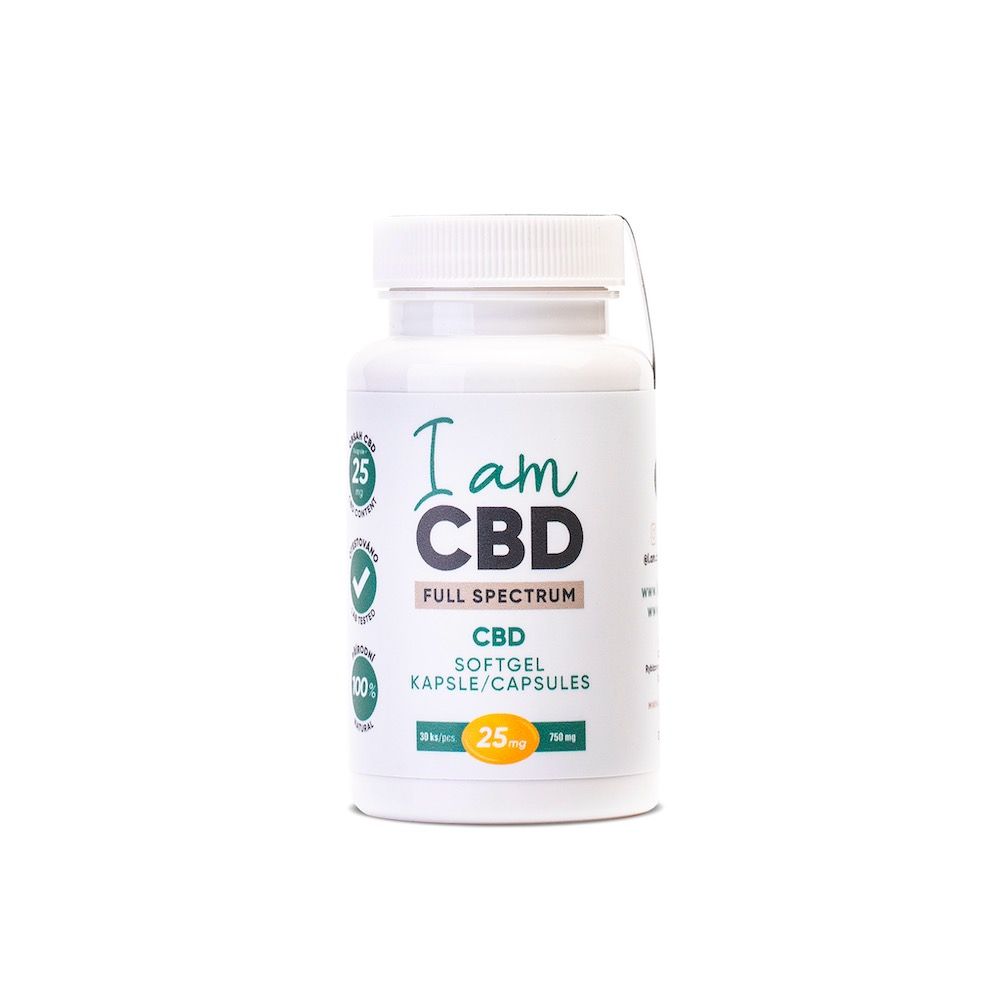 I am CBD Full Spectrum CBD kapsle 750 mg 30 kapslí I am CBD