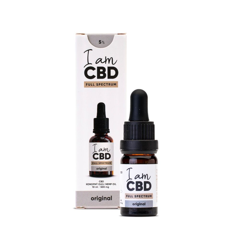 I am CBD Full Spectrum CBD konopný olej 5% 10 ml I am CBD