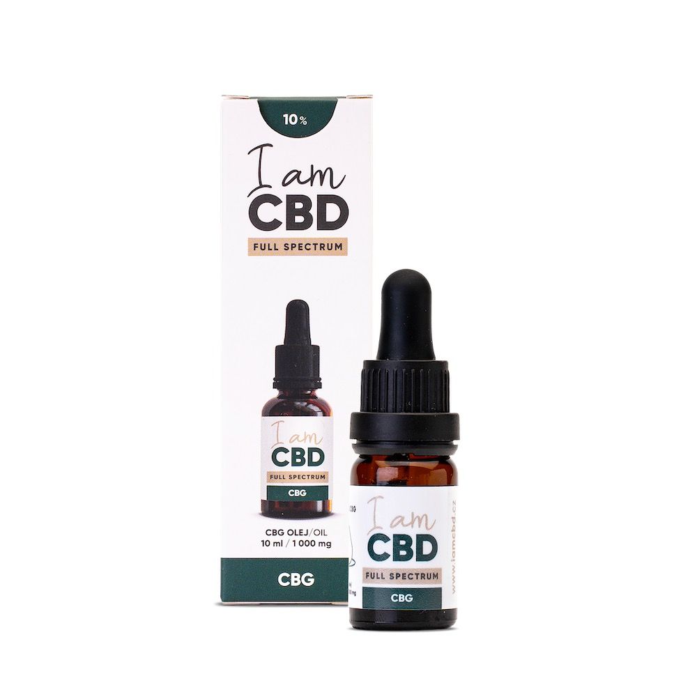 I am CBD Full Spectrum CBG konopný olej 10% 10 ml I am CBD