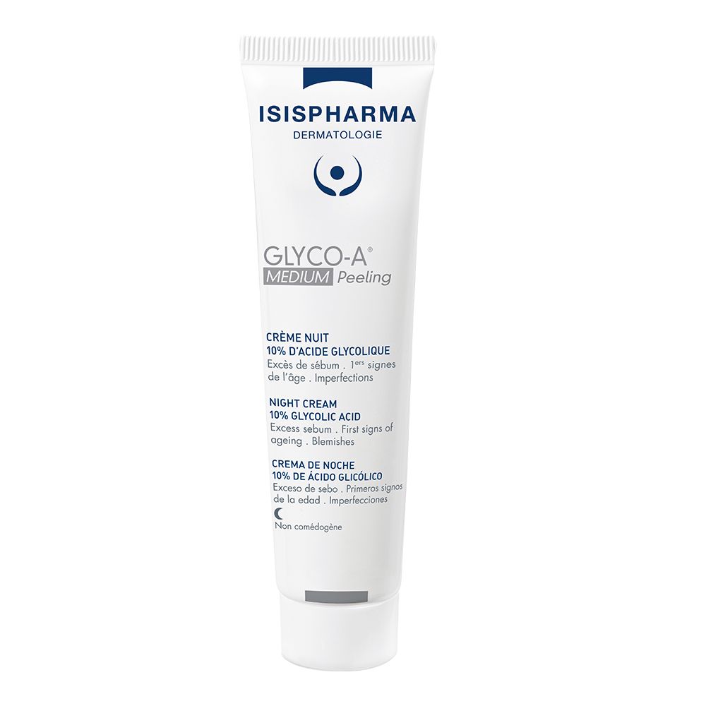 ISISPHARMA GLYCO-A MEDIUM Peeling 10% noční krém 30 ml ISISPHARMA