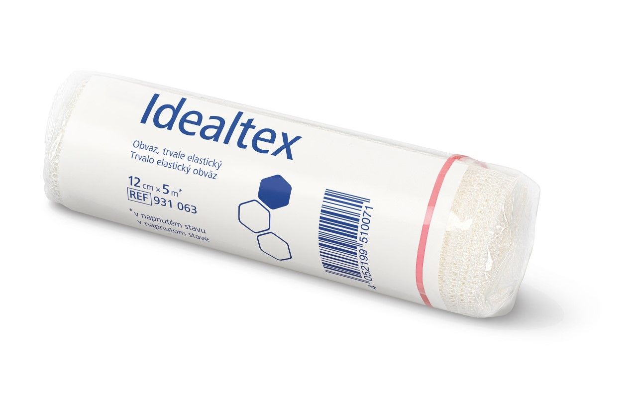 Idealtex Obinadlo pružné 12 cm x 5 m 1 ks Idealtex
