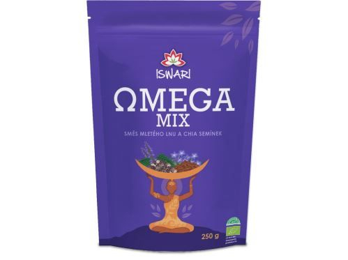 Iswari Omega mix BIO směs mletých semínek 250 g Iswari