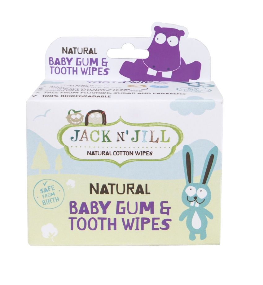 JACK N' JILL Ubrousky na dásně a zuby 25 ks JACK N' JILL