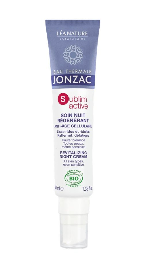 JONZAC Sublimactive Noční krém na vrásky BIO 40 ml JONZAC