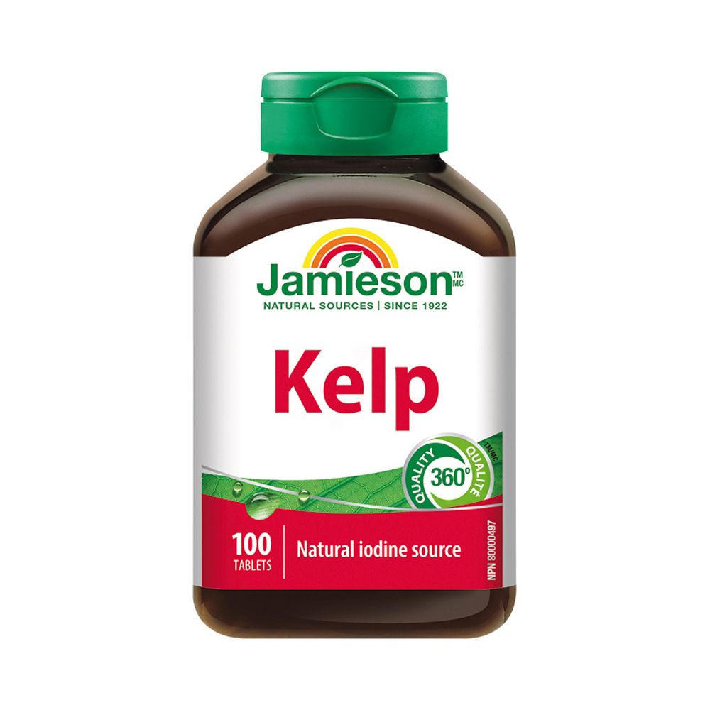 Jamieson Kelp mořské řasy 650 mcg 100 tablet Jamieson