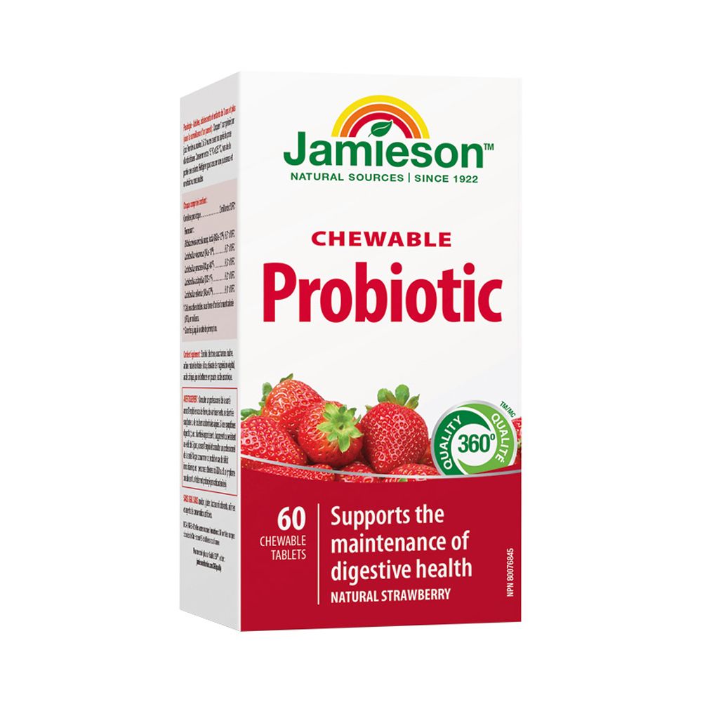 Jamieson Probiotic jahoda 60 cucacích tablet Jamieson