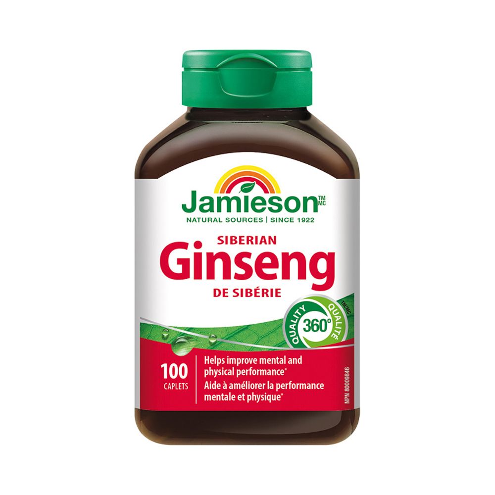 Jamieson Sibiřský ženšen 650 mg 100 tablet Jamieson
