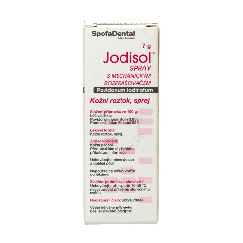 Jodisol Sprej s mechanickým rozprašovačem 7 g Jodisol
