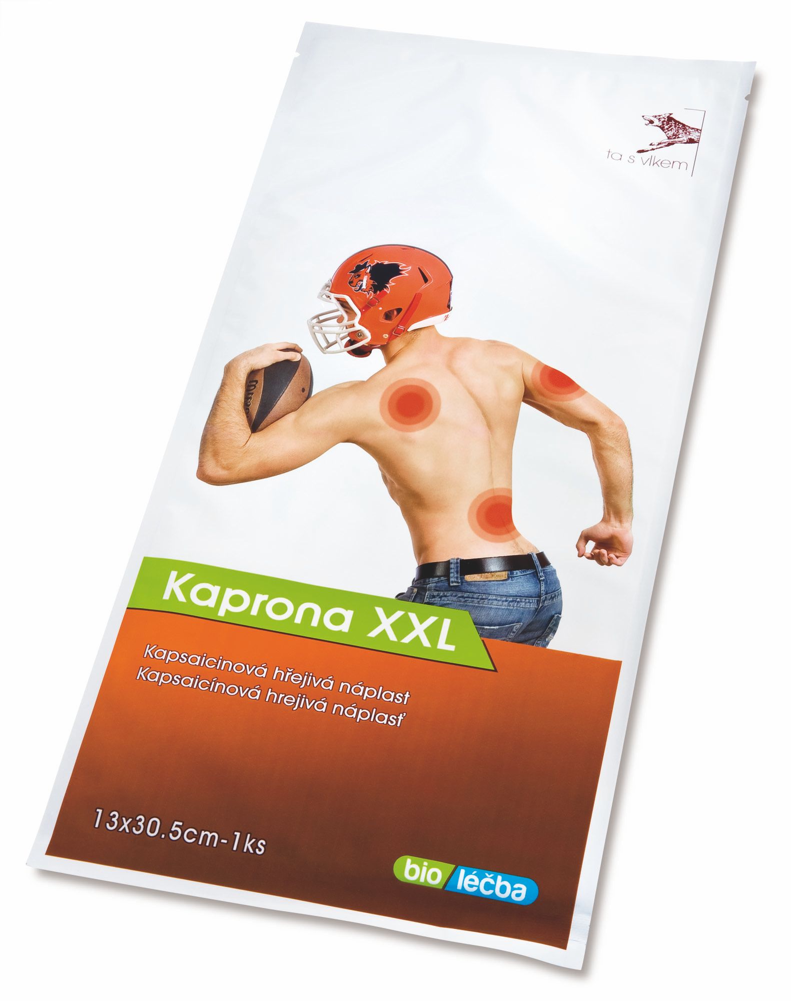 Kaprona XXL Kapsaicinová prohřívací náplast 13x30