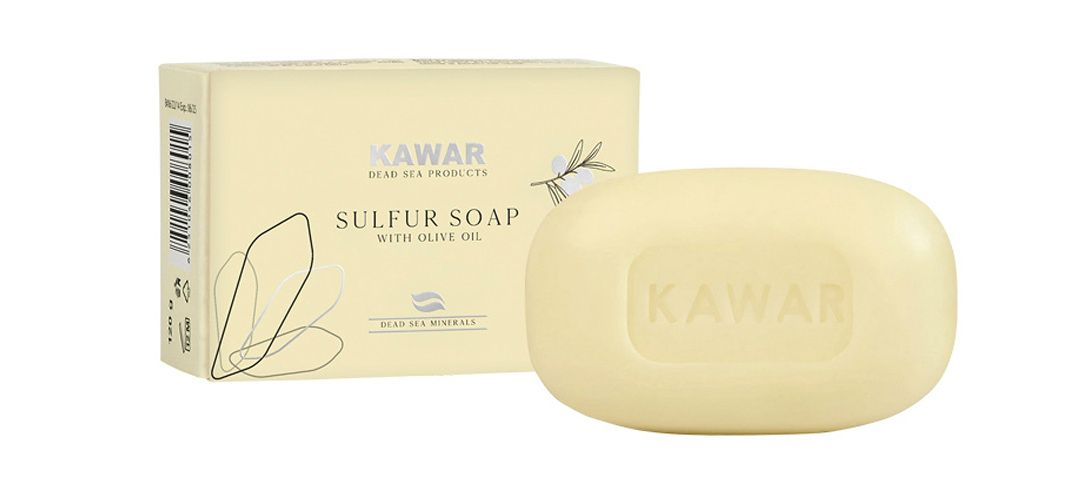Kawar Sírové mýdlo s minerály z Mrtvého moře 120 g Kawar
