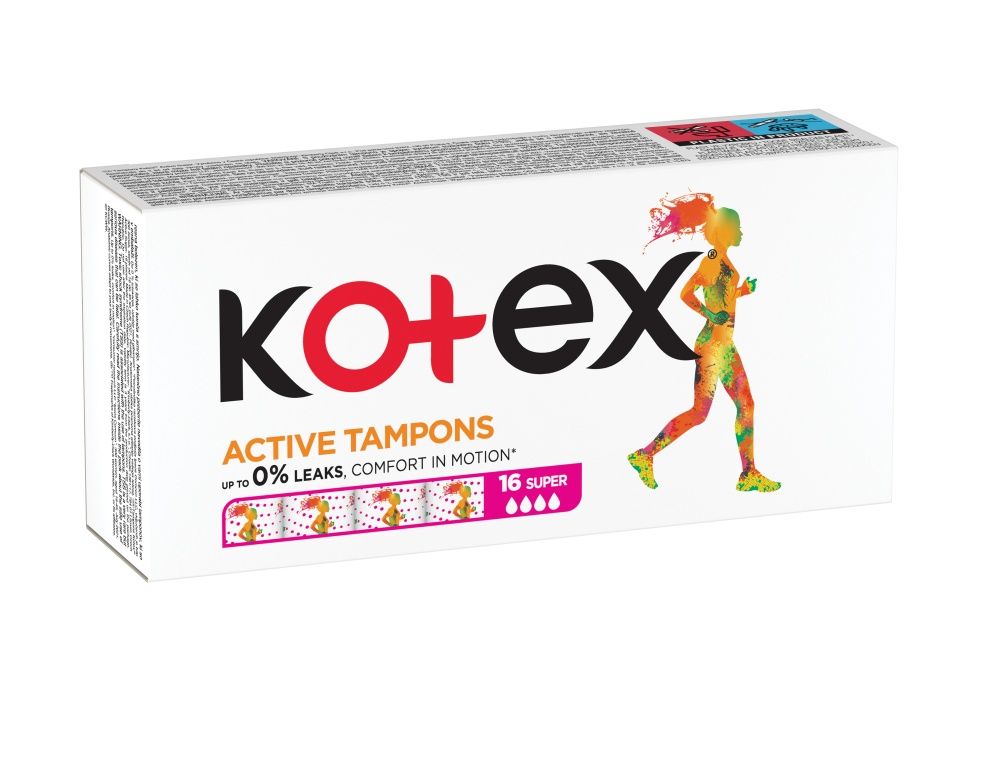 Kotex Active Super tampony 16 ks Kotex