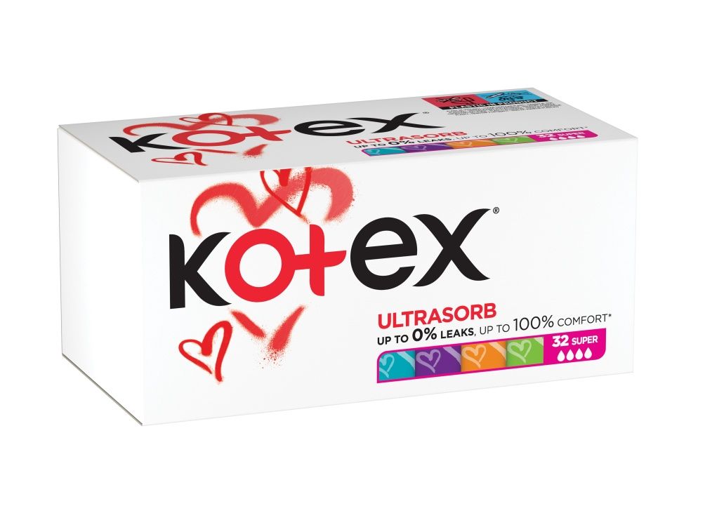 Kotex Ultra Sorb Super tampony 32 ks Kotex