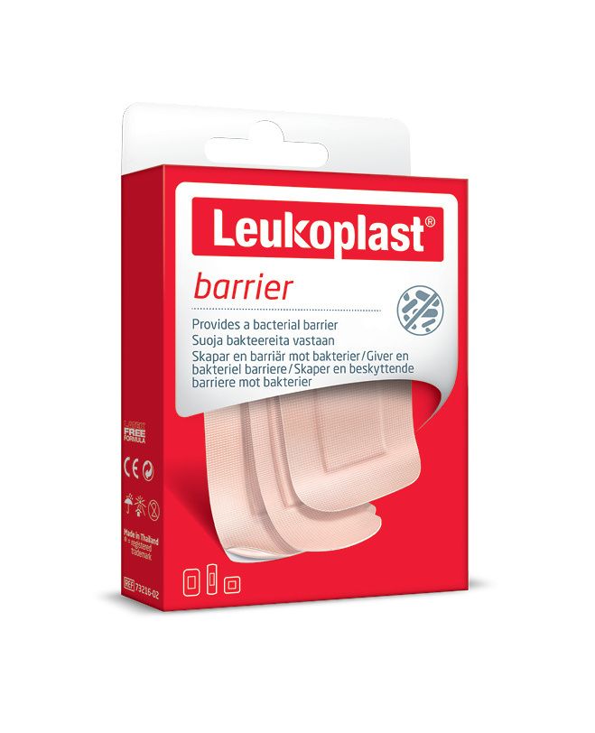 Leukoplast Barrier Náplast voděodolná 3 velikosti 20 ks Leukoplast