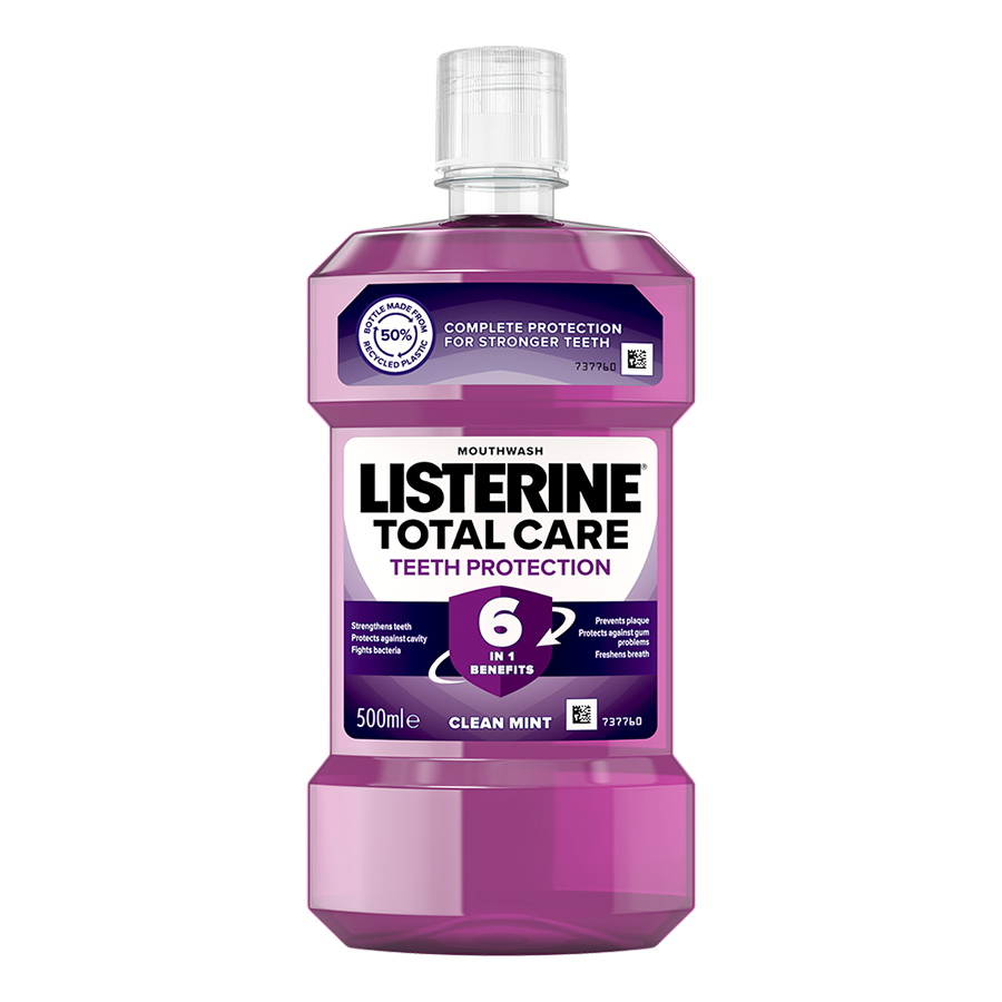 Listerine Total Care Teeth Protection ústní voda 500 ml Listerine