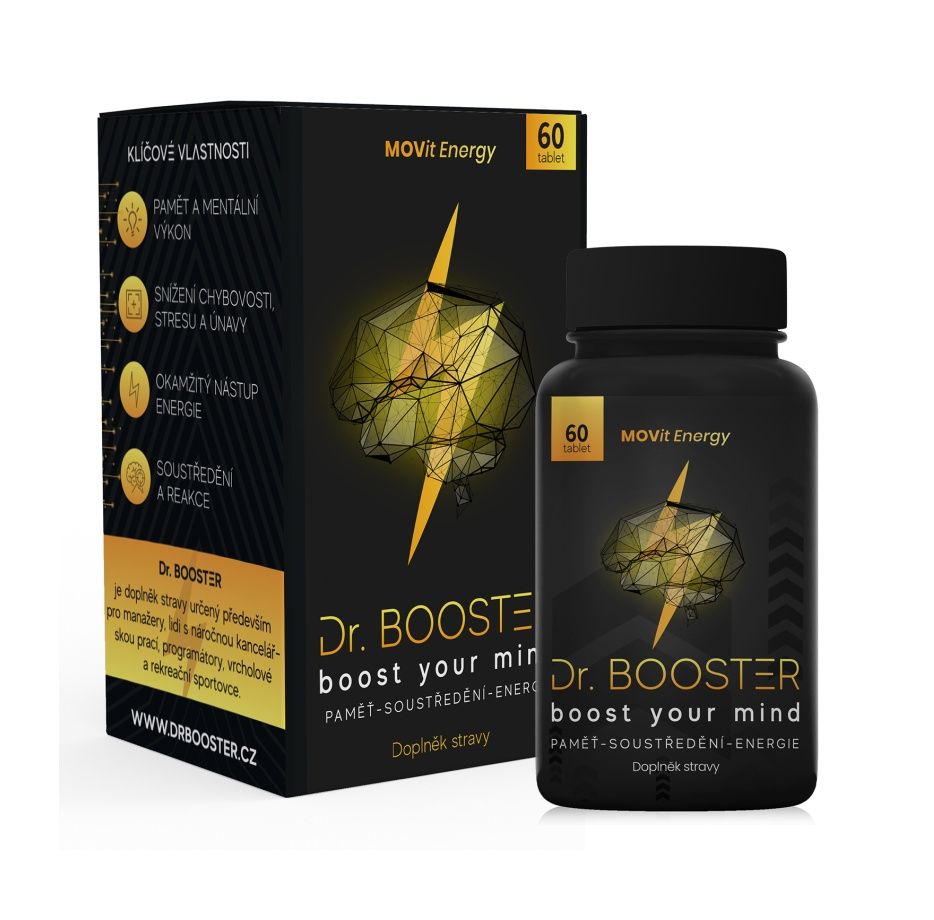 MOVit Energy Dr. Booster Pamět soustředění energie 60 tablet MOVit Energy