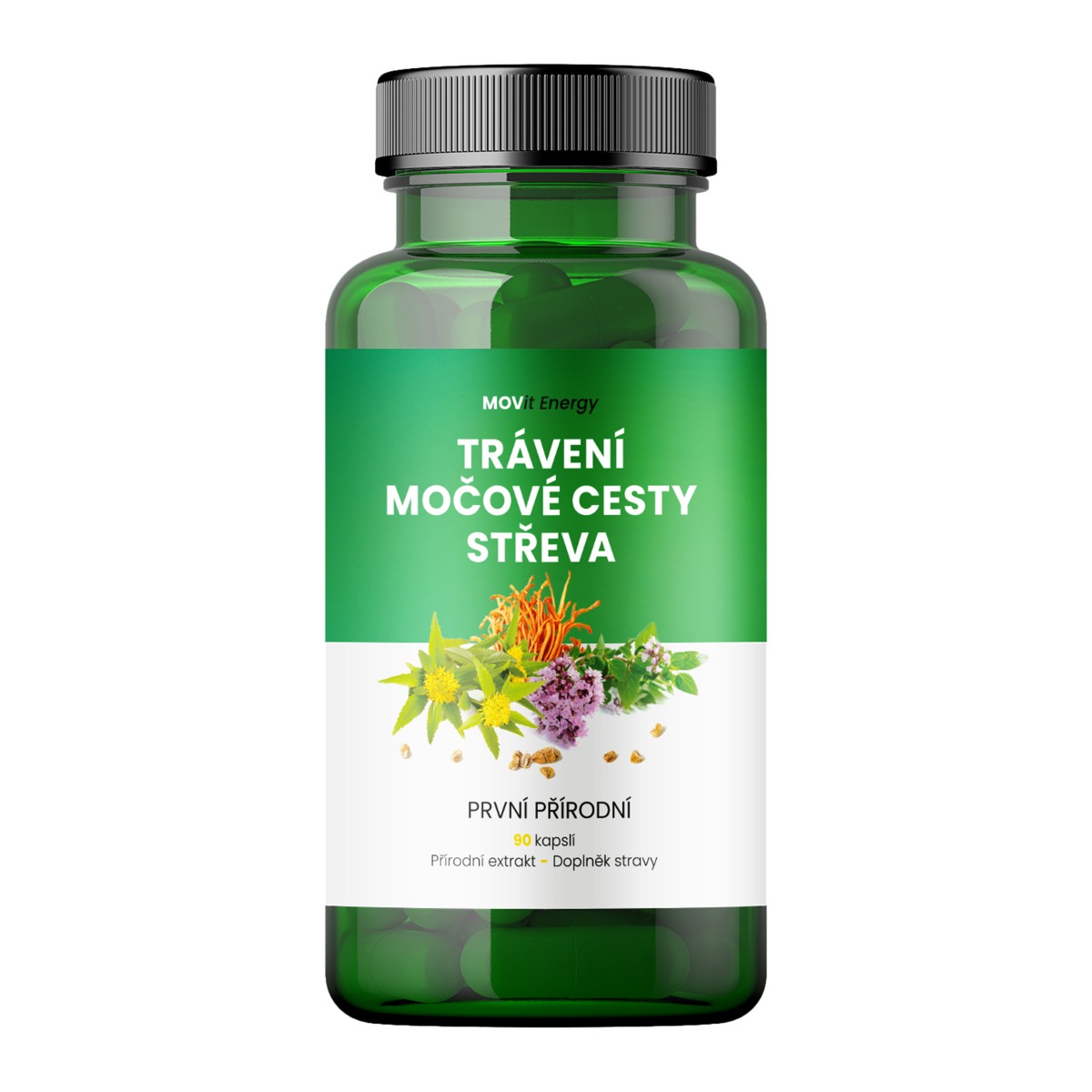 MOVit Energy Trávení Močové cesty Střeva 90 kapslí MOVit Energy