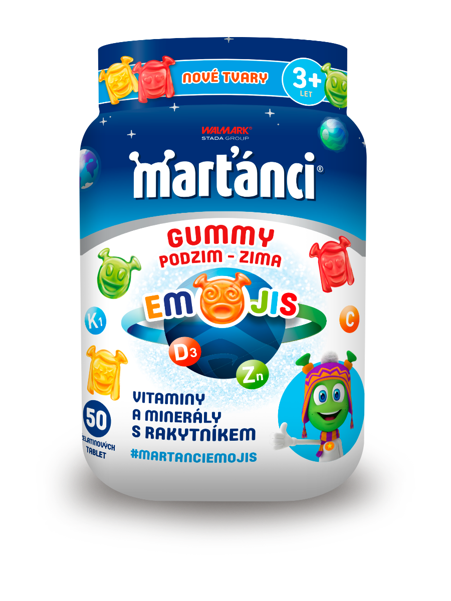 Marťánci Gummy PODZIM - ZIMA 50 ks Marťánci