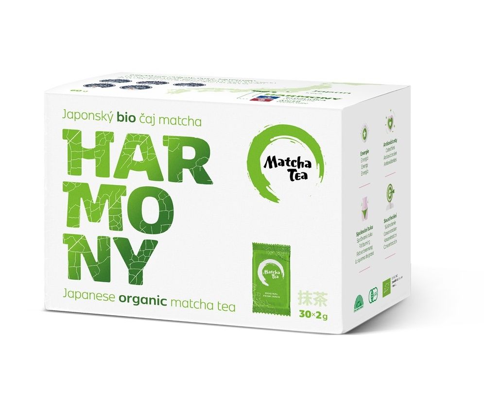 Matcha Tea BIO Harmony zelený čaj 30x2 g Matcha Tea