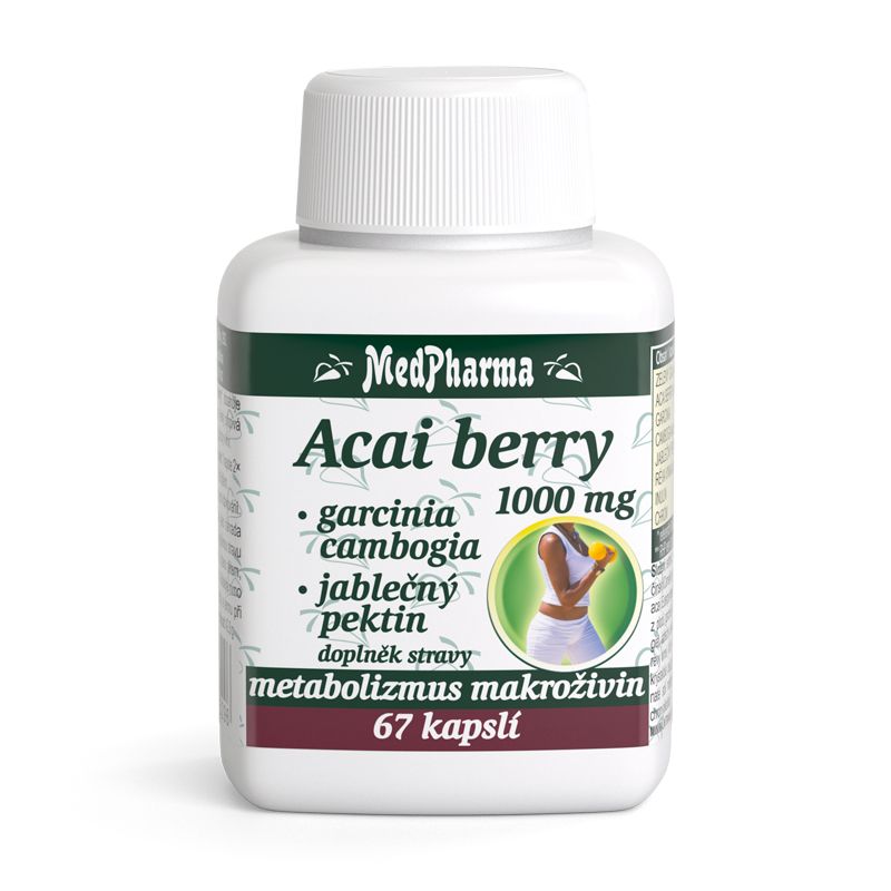 MedPharma Acai berry 1000 mg + Garcinia 67 kapslí MedPharma