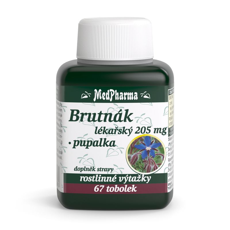 MedPharma Brutnák lékářský 205 mg + pupalka 67 tobolek MedPharma