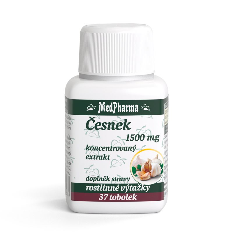 MedPharma Česnek 1500 mg 37 tobolek MedPharma