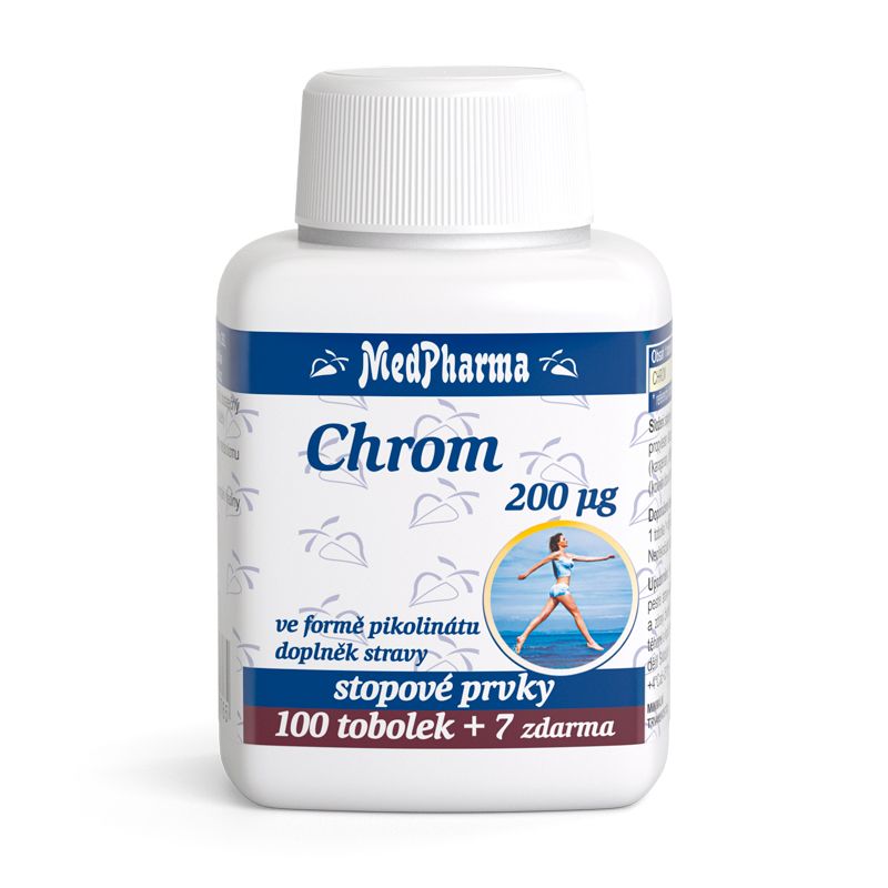 MedPharma Chrom pikolinát 200 mcg 107 tobolek MedPharma