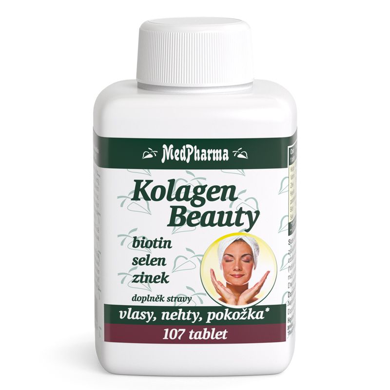 MedPharma Kolagen Beauty biotin selen zinek 107 tablet MedPharma