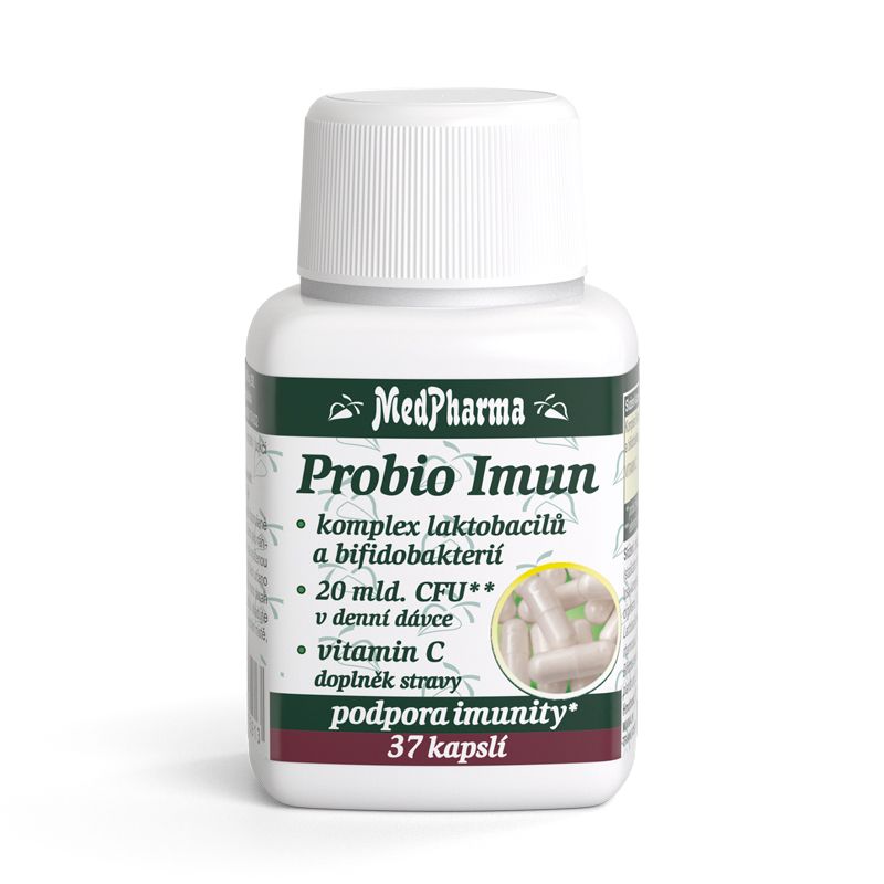 MedPharma Probio Imun komplex laktobacilů a bifidobakterií 37 kapslí MedPharma