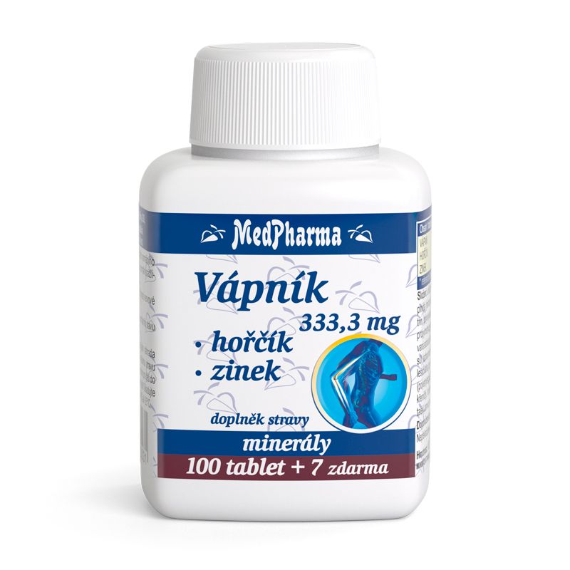 MedPharma Vápník Hořčík Zinek 107 tablet MedPharma