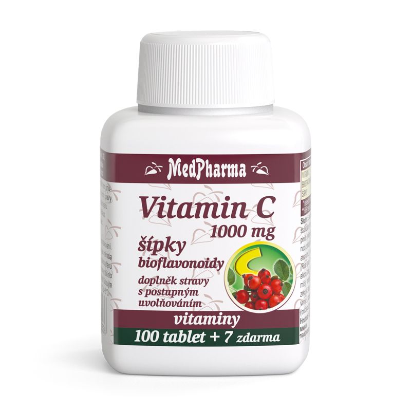 MedPharma Vitamin C 1000 mg s šípky 107 tablet MedPharma
